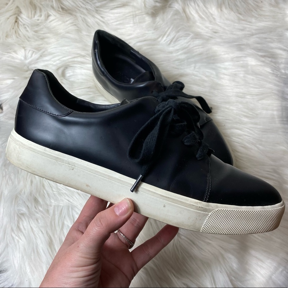 VINCE Black platform sneakers‎ Size 8